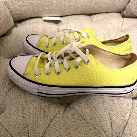 All Star Yellow Converse Sneakers - Picture 1 of 5